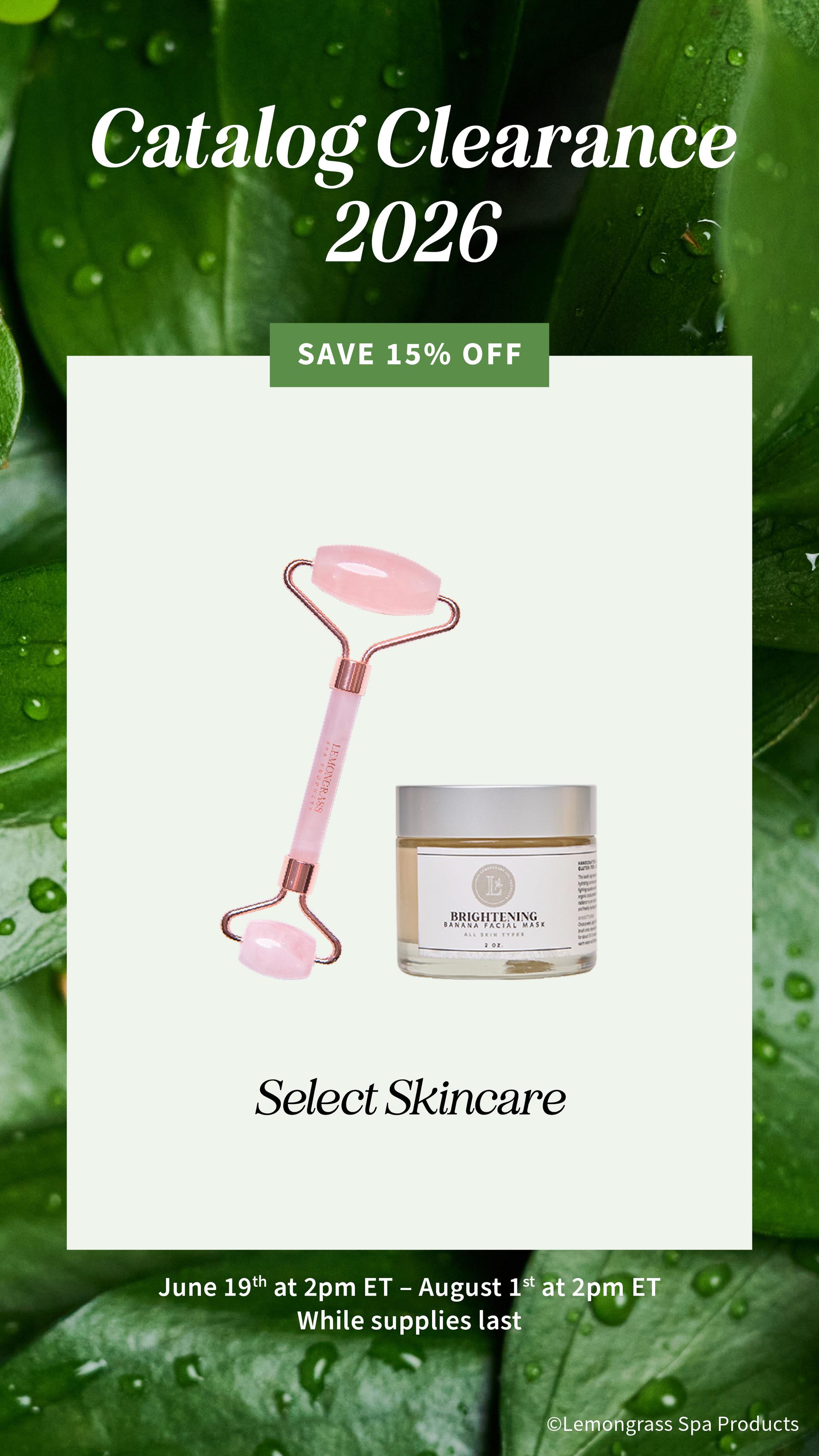 Catalog Clearance